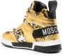 Moschino sequin-embellished high-top sneakers Gold - Thumbnail 3