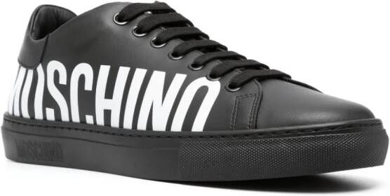 Moschino Serena leather sneakers Black