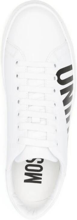 Moschino Serena leather sneakers White