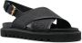 Moschino slingback logo-strap sandals Black - Thumbnail 2