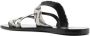 Moschino snakeskin-print logo sandals Grey - Thumbnail 3