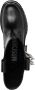 Moschino spike-embellished leather boots Black - Thumbnail 4