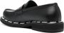 Moschino stitch-detailed slip-on loafers Black - Thumbnail 3