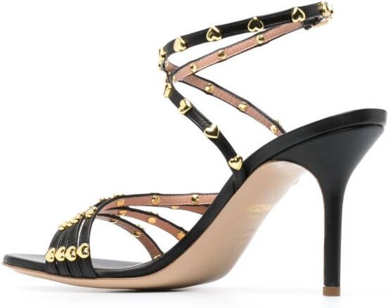 Moschino stud-embellishment 90mm sandals Black