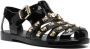 Moschino Teddy-stud caged sandals Black - Thumbnail 2