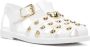 Moschino Teddy-stud caged sandals White - Thumbnail 2