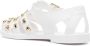 Moschino Teddy-stud caged sandals White - Thumbnail 3