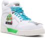 Moschino touch-appliqué high-top sneakers White - Thumbnail 2