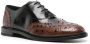 Moschino two-tone leather Derby shoes Black - Thumbnail 2