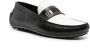Moschino two-tone leather loafers Black - Thumbnail 2