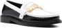 Moschino two-tone leather loafers White - Thumbnail 2