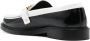 Moschino two-tone leather loafers White - Thumbnail 3