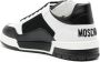 Moschino two-tone panelled sneakers Black - Thumbnail 3