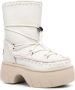Mou 65mm chunky lace-up boots White - Thumbnail 2