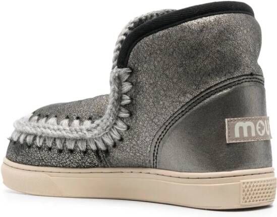 Mou chunky slip-on boots Grey