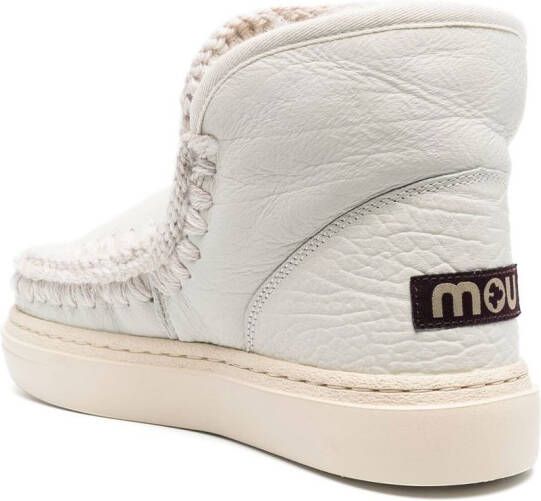 Mou chunky slip-on boots White