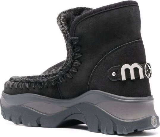 Mou chunky snow boots Black