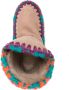 Mou constrast-stitching moccasin boots Neutrals - Thumbnail 4