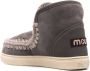 Mou crochet stitch-trim sneaker boots Grey - Thumbnail 3