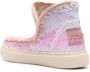 Mou crochet-trim sequined boots Pink - Thumbnail 3