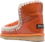 Mou Eskimo 18 leather boots Orange - Thumbnail 3