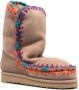 Mou Eskimo 24 contrast-stitch boots Brown - Thumbnail 2