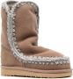 Mou Eskimo 24 leather ankle boots Brown - Thumbnail 2