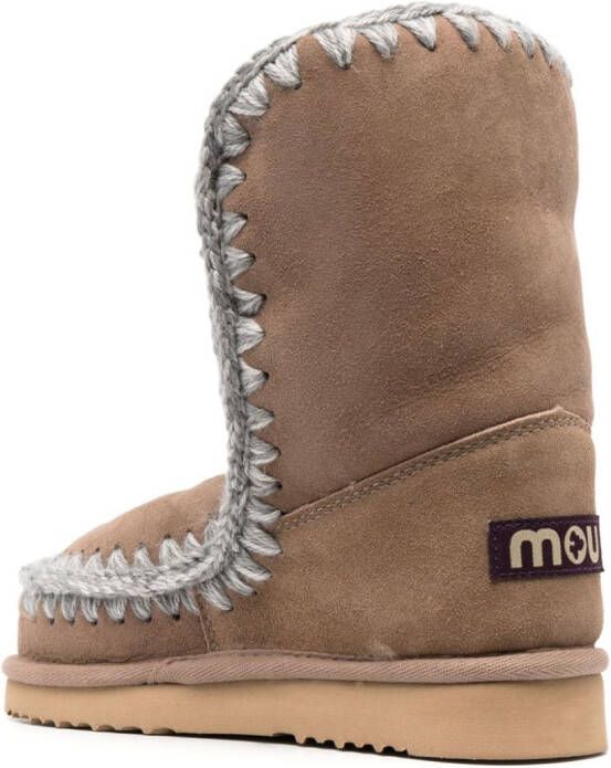 Mou Eskimo 24 leather ankle boots Brown