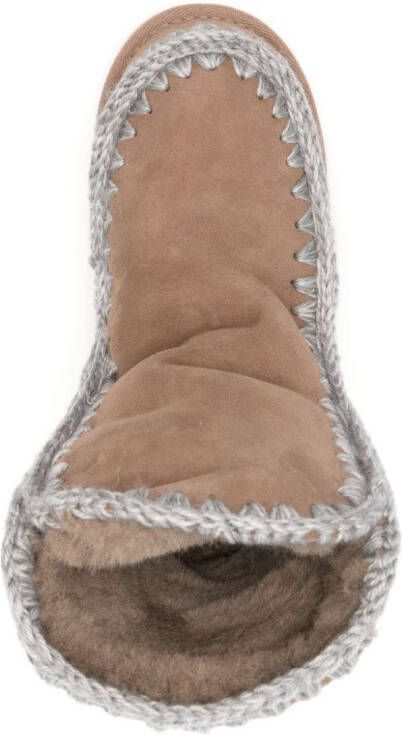 Mou Eskimo 24 leather ankle boots Brown