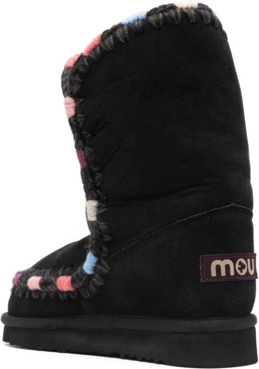 Mou Eskimo 24 logo-patch boots Black