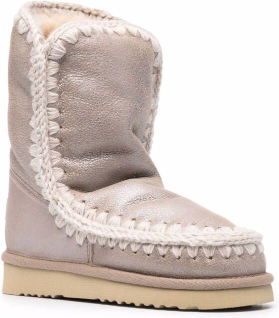 Mou Eskimo 24 metallic boots Neutrals