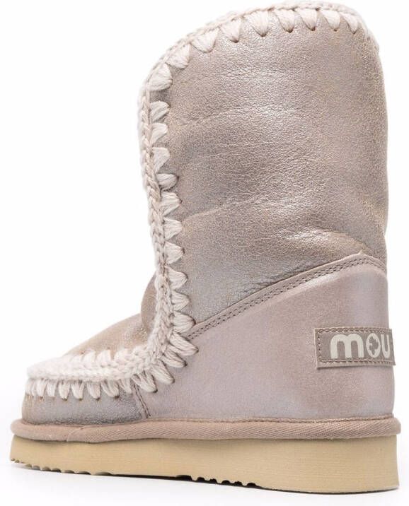 Mou Eskimo 24 metallic boots Neutrals