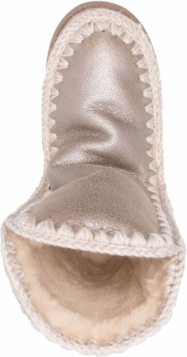 Mou Eskimo 24 metallic boots Neutrals