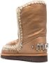 Mou Eskimo 24 rhinestone-embellished boots Brown - Thumbnail 3