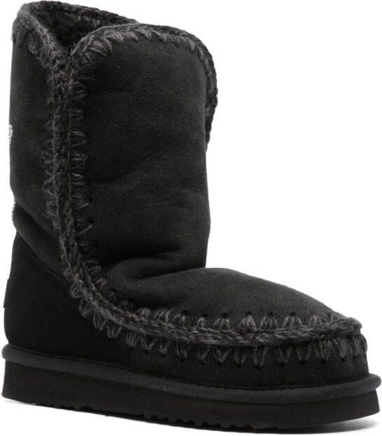 Mou Eskimo 24 star-motif ankle boots Black