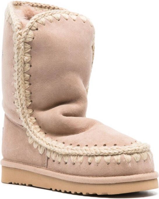 Mou Eskimo 24 star-motif ankle boots Neutrals