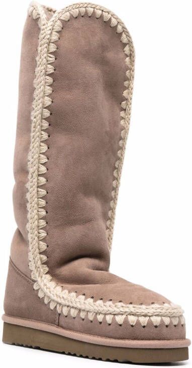 Mou Eskimo 50 shearling boots Neutrals