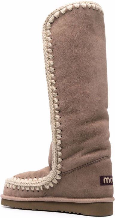 Mou Eskimo 50 shearling boots Neutrals