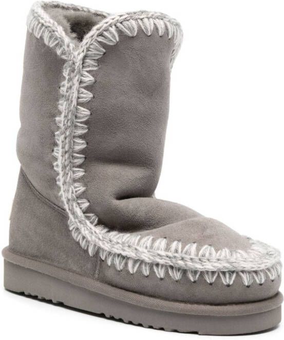 Mou Eskimo Bold suede boots Grey