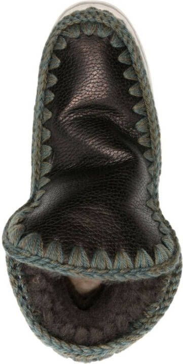 Mou Eskimo chunky ankle boots Brown