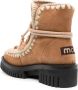Mou Eskimo Combat 50mm contrast-stitching boots Brown - Thumbnail 3