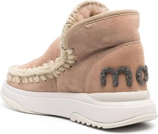 Mou Eskimo Jogger suede ankle boots Brown