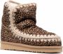 Mou Eskimo leopard-print boots Brown - Thumbnail 2