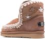 Mou Eskimo star-embroidered moccasin boots Pink - Thumbnail 3