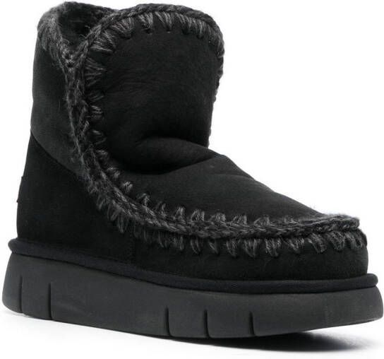 Mou Eskimo suede boots Black