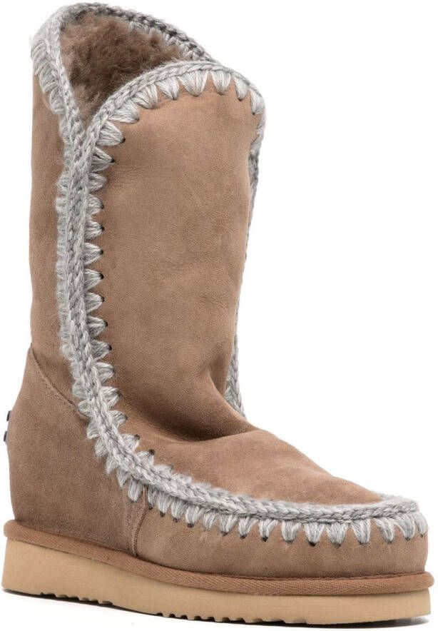 Mou Eskimo suede boots Brown