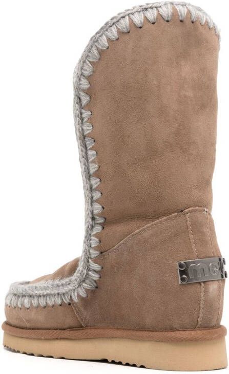 Mou Eskimo suede boots Brown