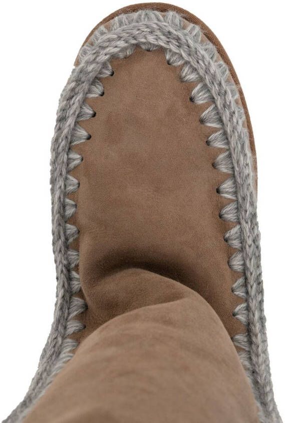 Mou Eskimo suede boots Brown