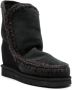 Mou Inner Wedge 100mm logo-plaque boots Black - Thumbnail 2