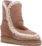 Mou Inner Wedge 70mm logo-plaque boots Pink - Thumbnail 2